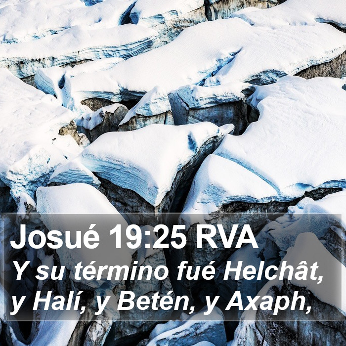 Josué 19:25 RVA Bible Study