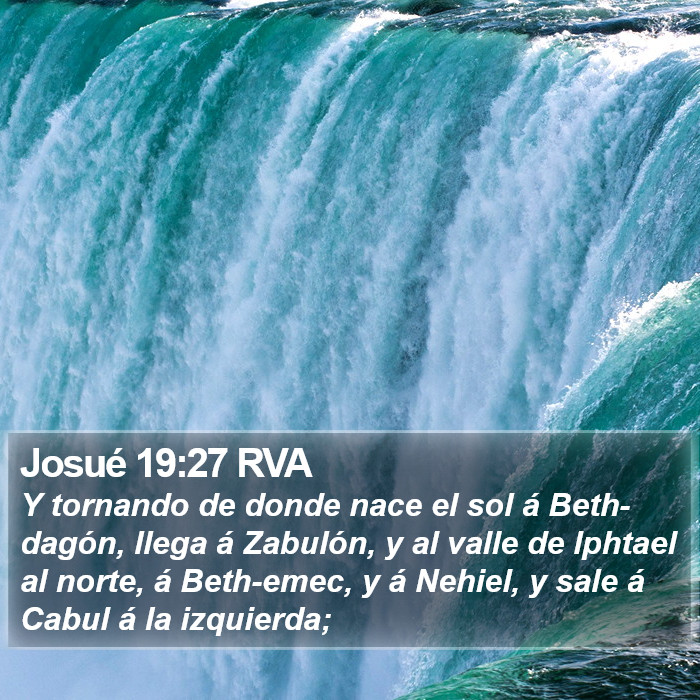 Josué 19:27 RVA Bible Study