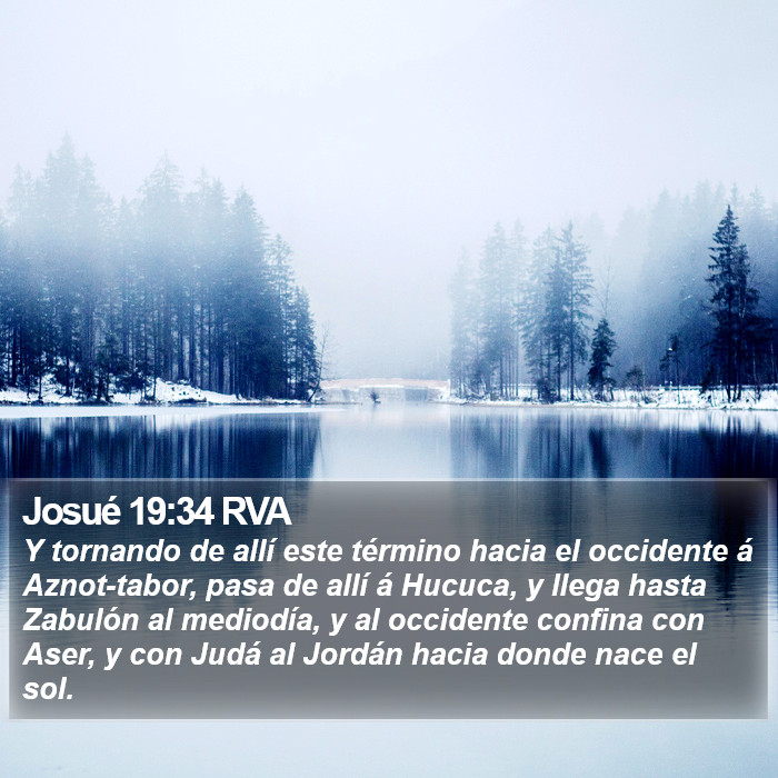 Josué 19:34 RVA Bible Study