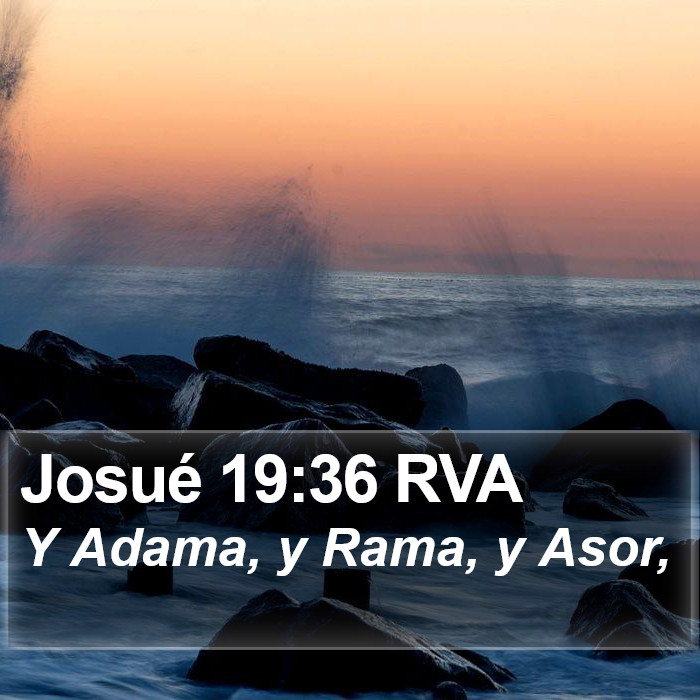 Josué 19:36 RVA Bible Study