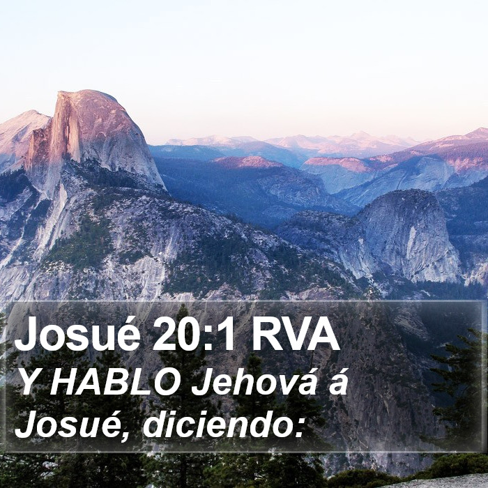 Josué 20:1 RVA Bible Study