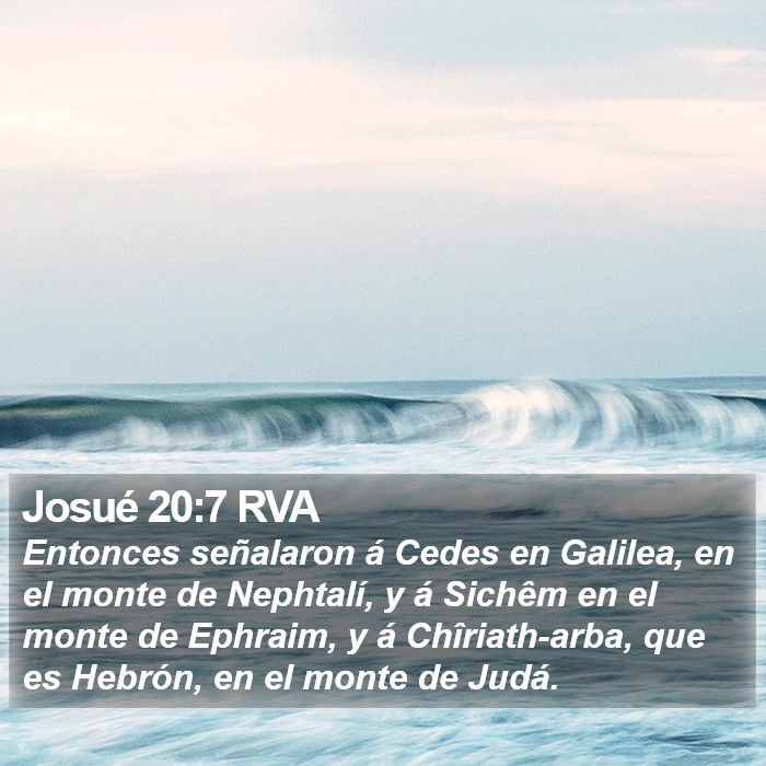 Josué 20:7 RVA Bible Study