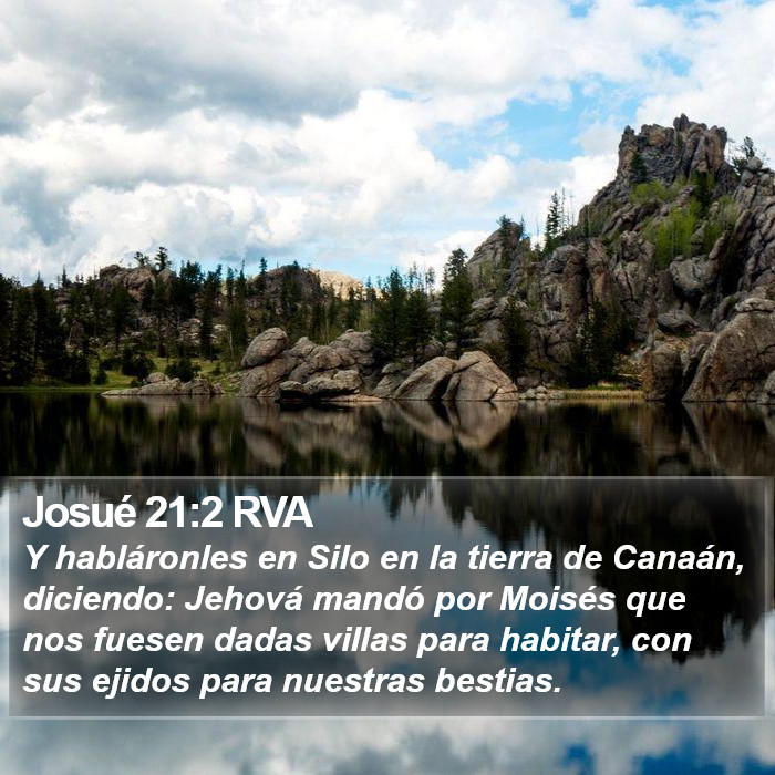 Josué 21:2 RVA Bible Study