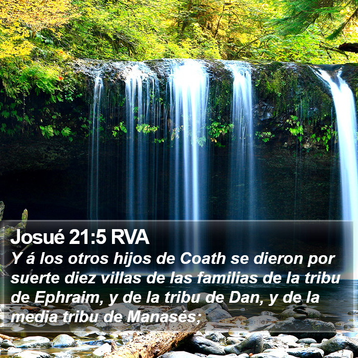 Josué 21:5 RVA Bible Study