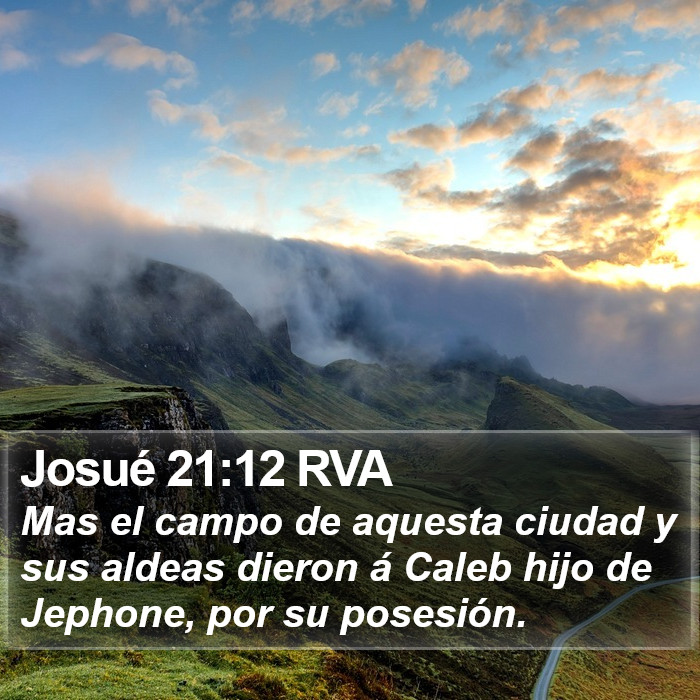 Josué 21:12 RVA Bible Study