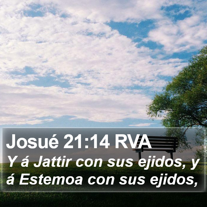 Josué 21:14 RVA Bible Study