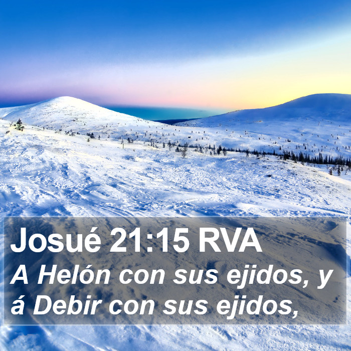 Josué 21:15 RVA Bible Study