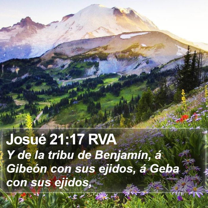 Josué 21:17 RVA Bible Study