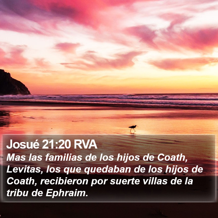 Josué 21:20 RVA Bible Study