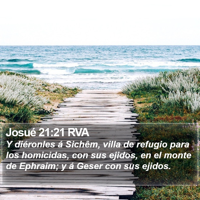 Josué 21:21 RVA Bible Study