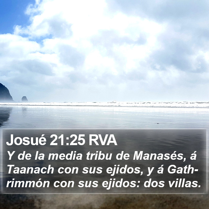 Josué 21:25 RVA Bible Study