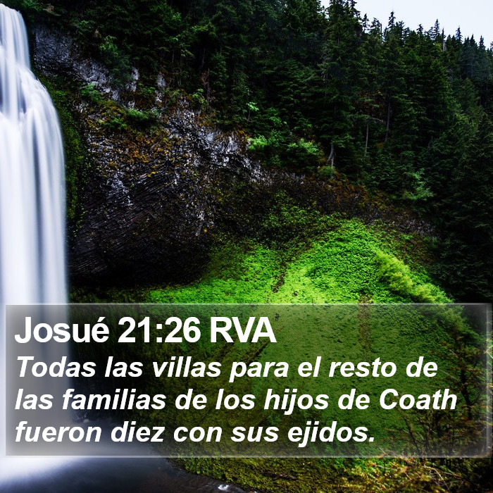 Josué 21:26 RVA Bible Study