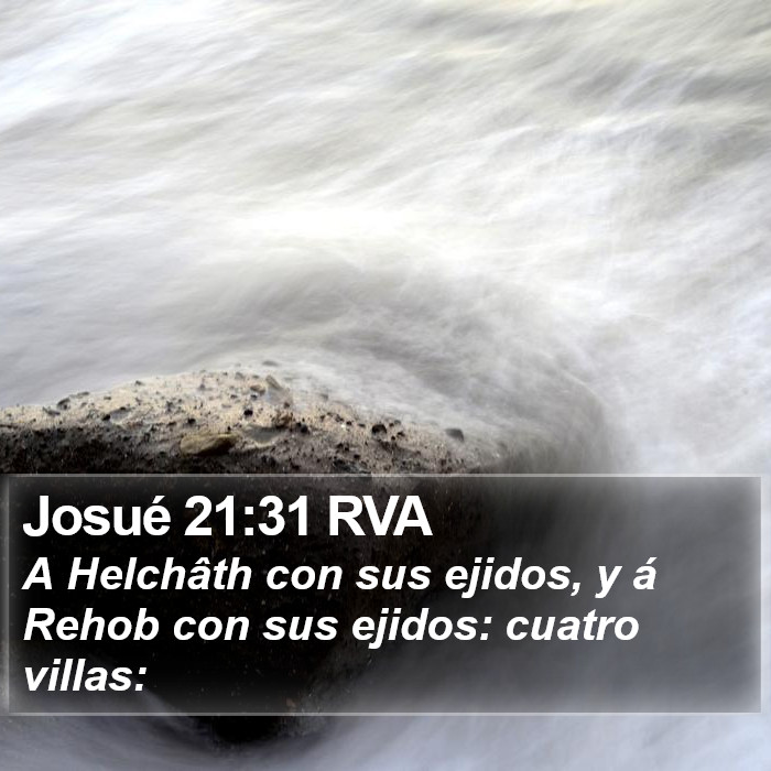 Josué 21:31 RVA Bible Study