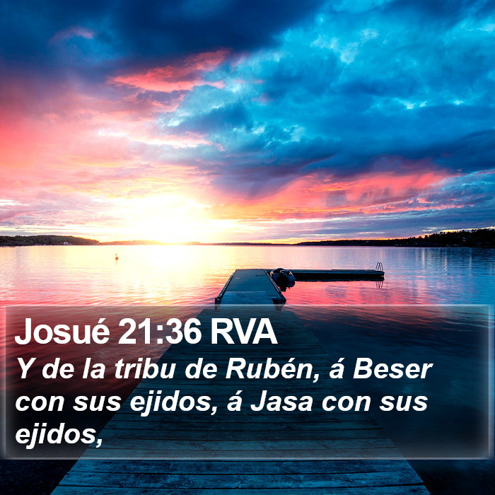 Josué 21:36 RVA Bible Study