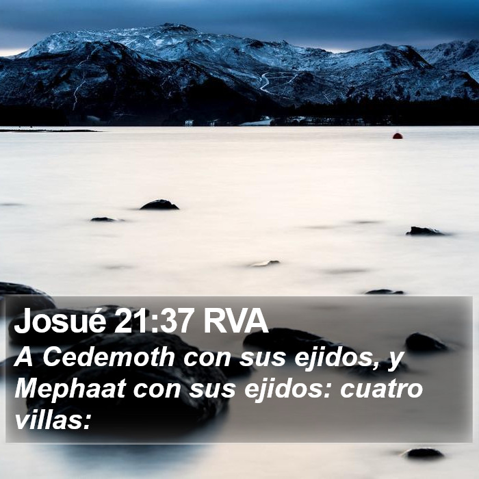 Josué 21:37 RVA Bible Study