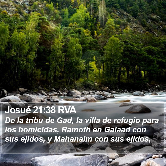 Josué 21:38 RVA Bible Study