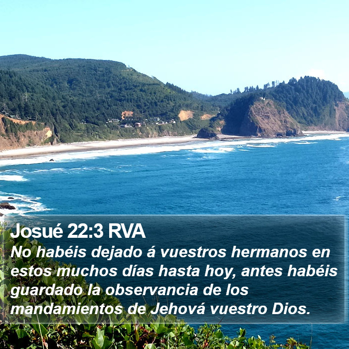 Josué 22:3 RVA Bible Study