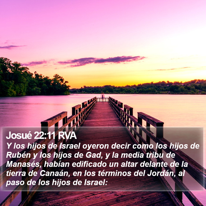 Josué 22:11 RVA Bible Study