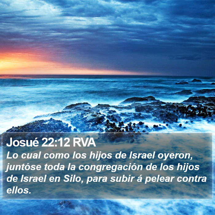 Josué 22:12 RVA Bible Study