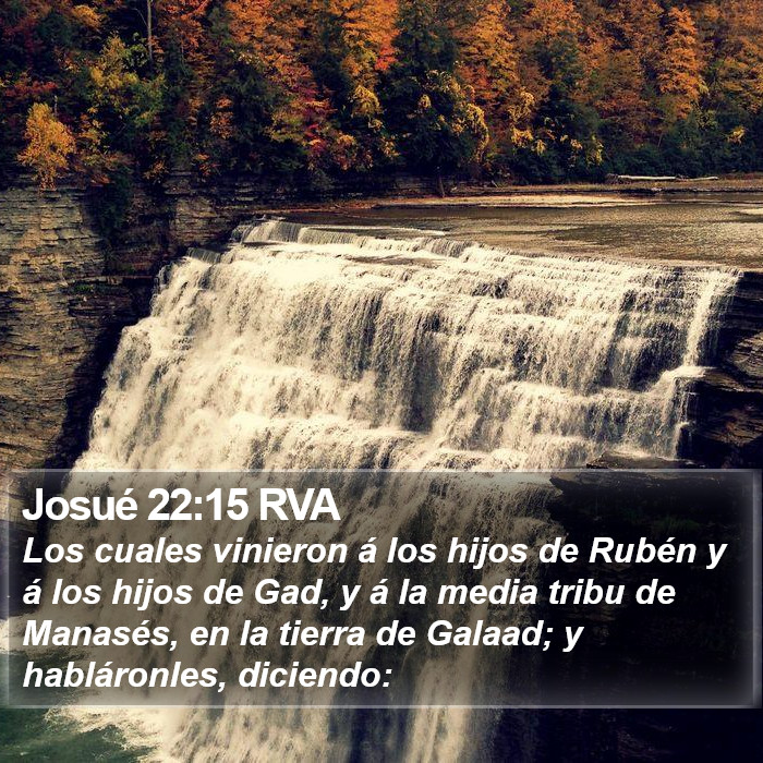 Josué 22:15 RVA Bible Study