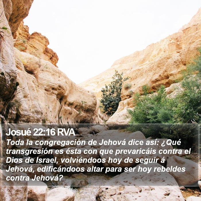 Josué 22:16 RVA Bible Study