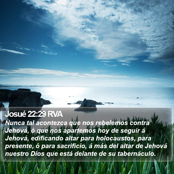 Josué 22:29 RVA Bible Study