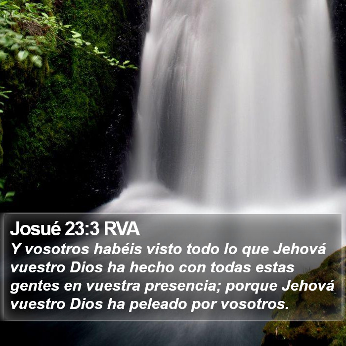 Josué 23:3 RVA Bible Study