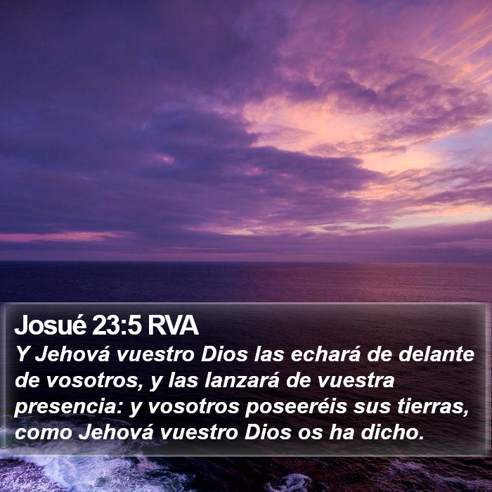 Josué 23:5 RVA Bible Study