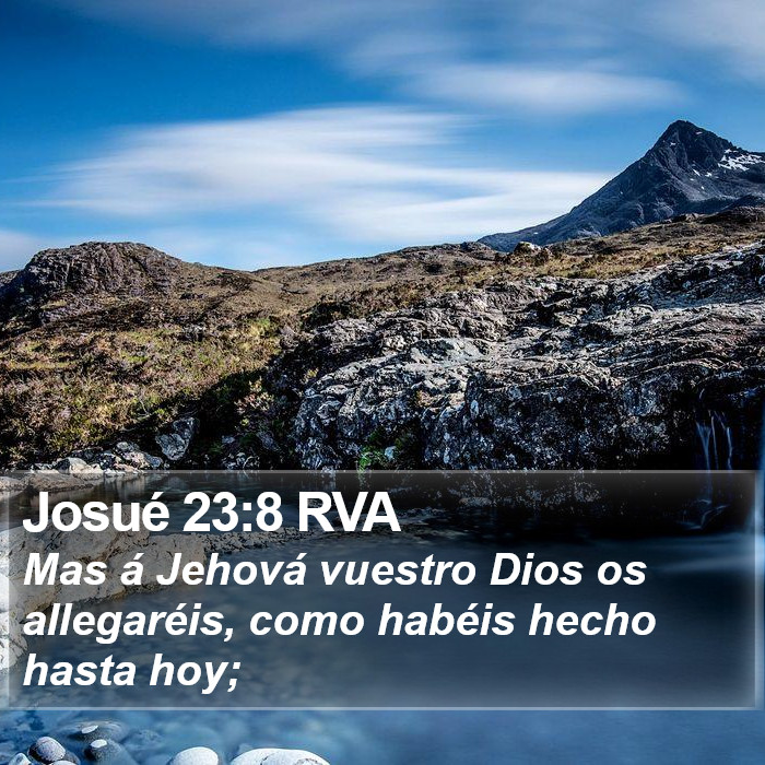 Josué 23:8 RVA Bible Study