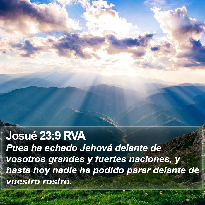 Josué 23:9 RVA Bible Study