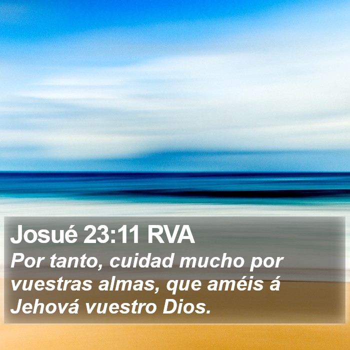 Josué 23:11 RVA Bible Study