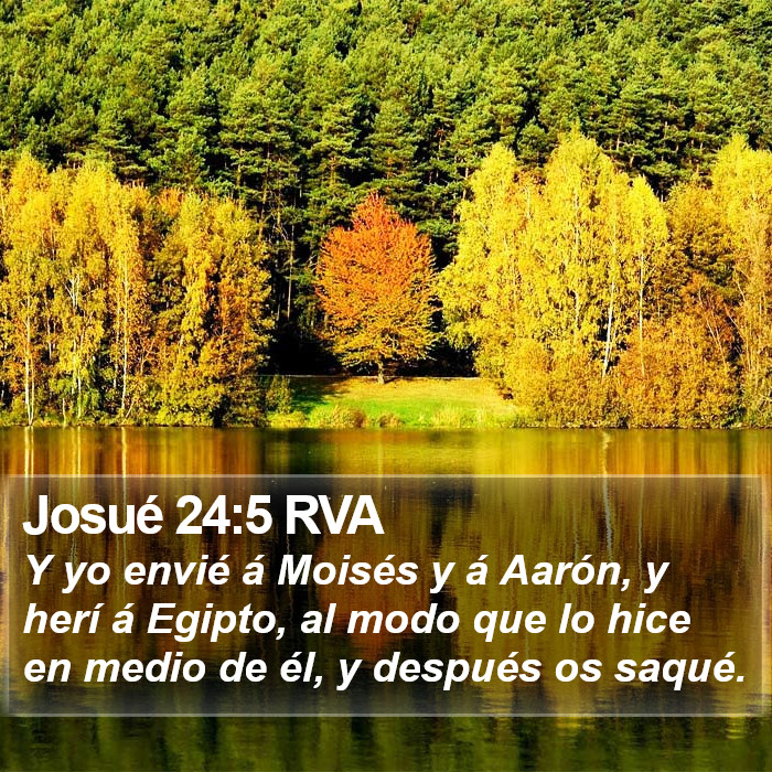 Josué 24:5 RVA Bible Study