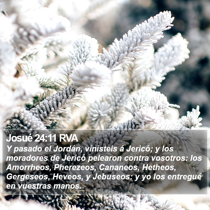 Josué 24:11 RVA Bible Study