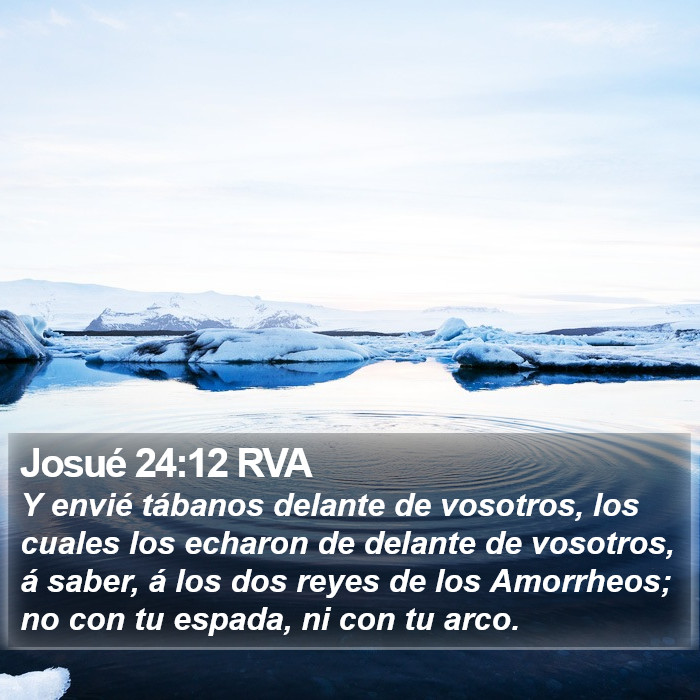 Josué 24:12 RVA Bible Study