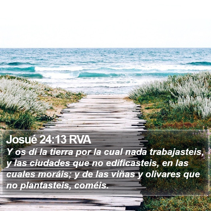 Josué 24:13 RVA Bible Study