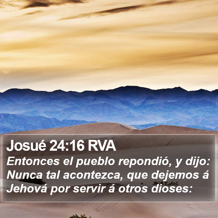 Josué 24:16 RVA Bible Study