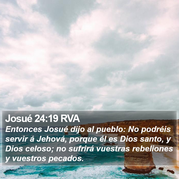 Josué 24:19 RVA Bible Study