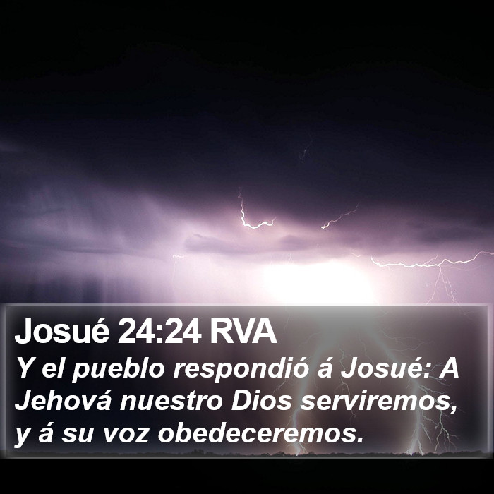 Josué 24:24 RVA Bible Study