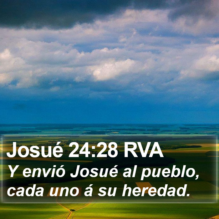 Josué 24:28 RVA Bible Study