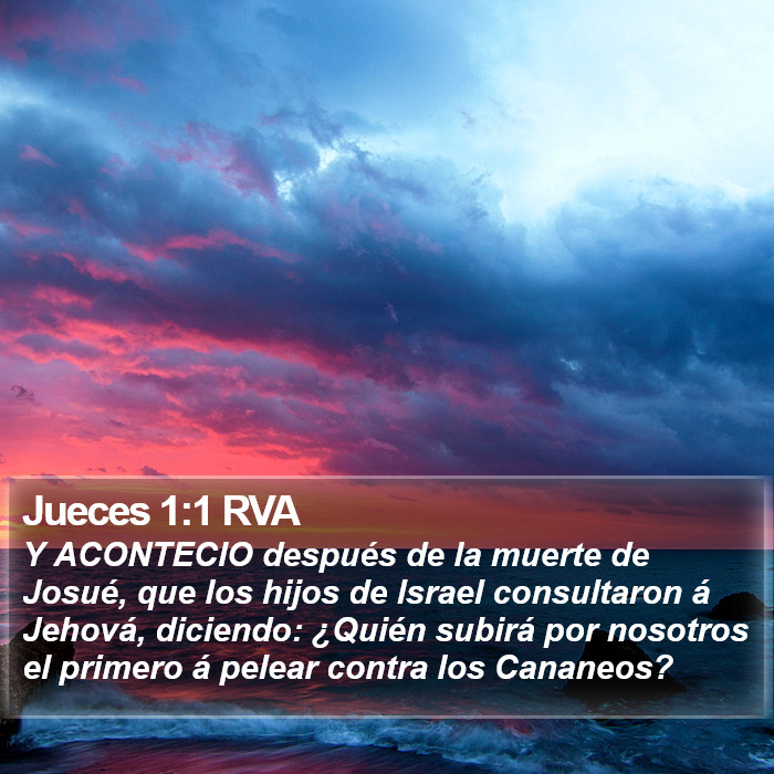 Jueces 1:1 RVA Bible Study