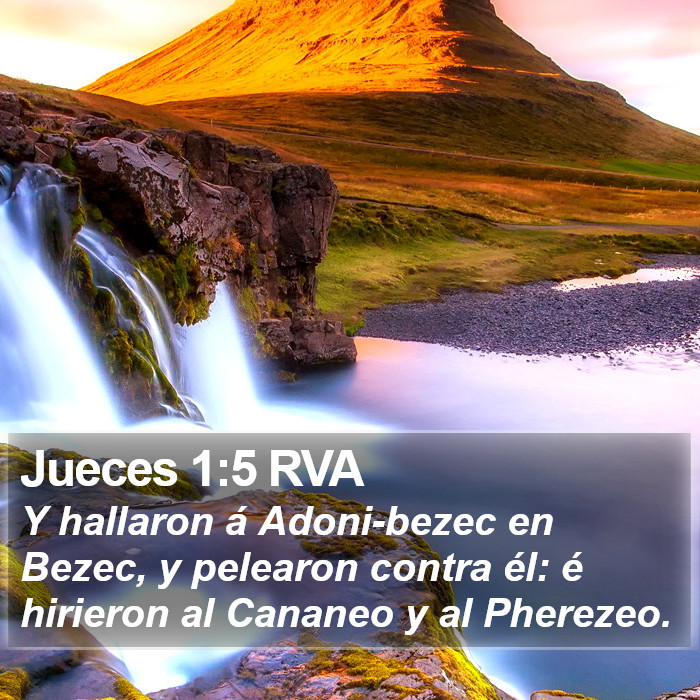 Jueces 1:5 RVA Bible Study