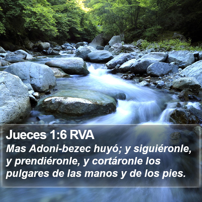 Jueces 1:6 RVA Bible Study