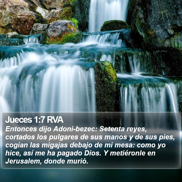 Jueces 1:7 RVA Bible Study