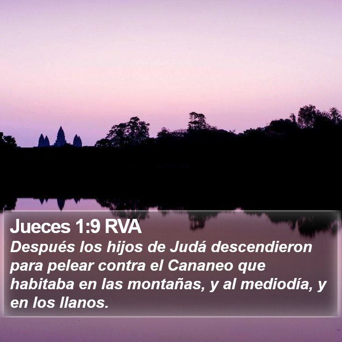 Jueces 1:9 RVA Bible Study