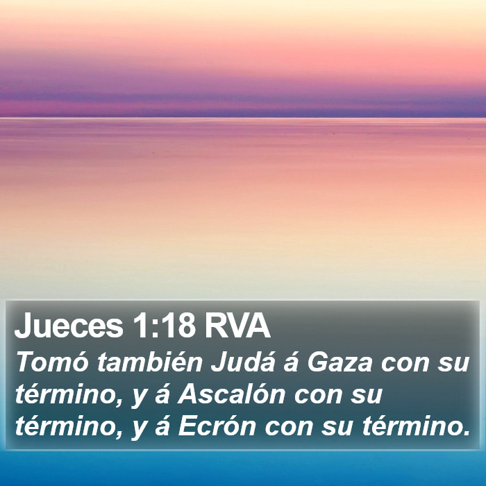 Jueces 1:18 RVA Bible Study