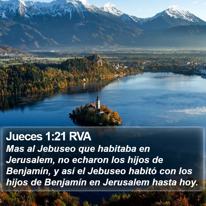 Jueces 1:21 RVA Bible Study