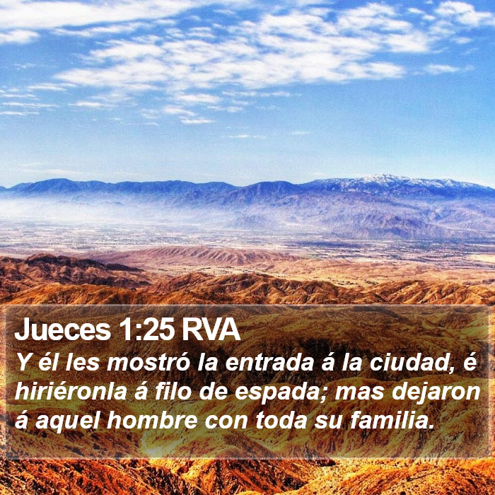 Jueces 1:25 RVA Bible Study