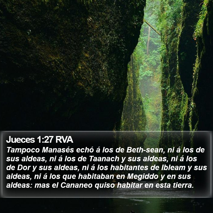 Jueces 1:27 RVA Bible Study