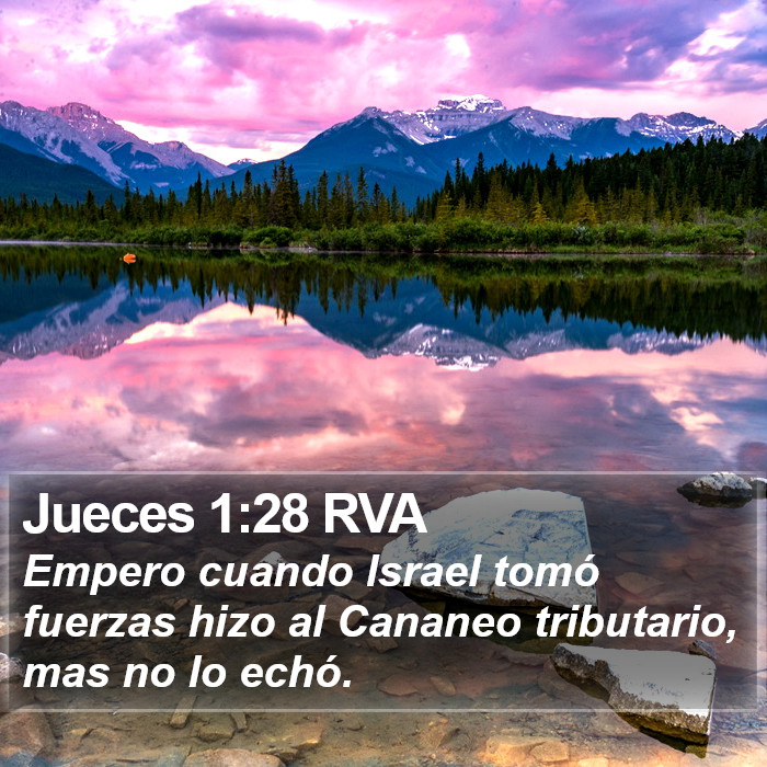 Jueces 1:28 RVA Bible Study