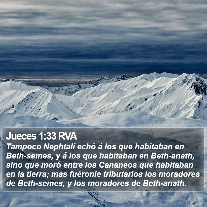 Jueces 1:33 RVA Bible Study